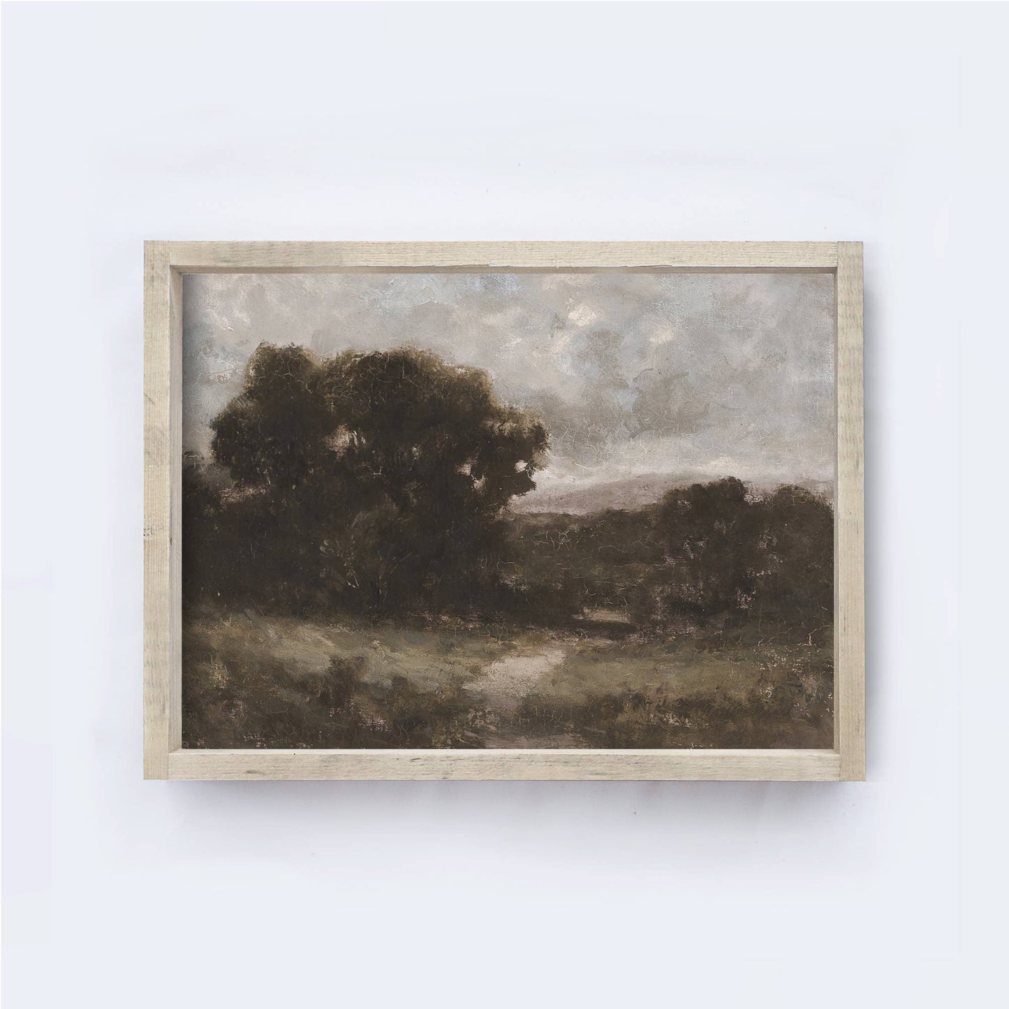 Landscape Painting Espresso / 12x9"