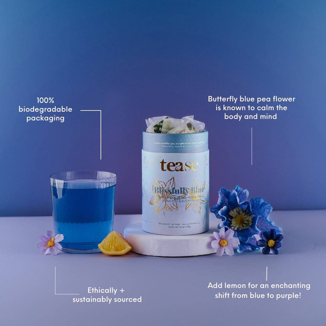 NEW Blissfully Blue | Mood Boosting, All Natural Tea