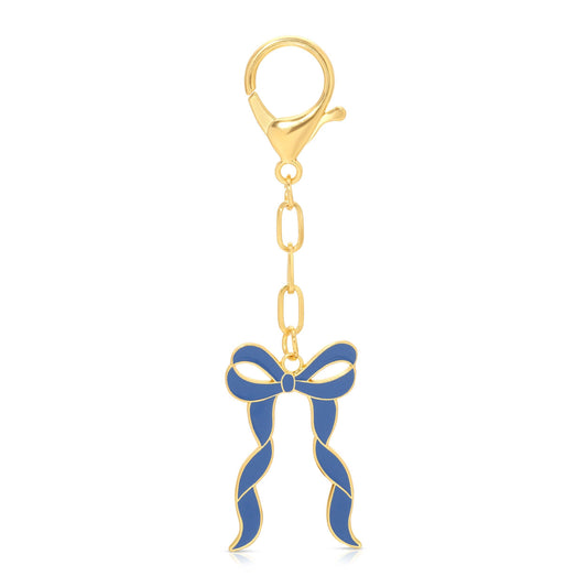Enamel Bag Charm - Bow