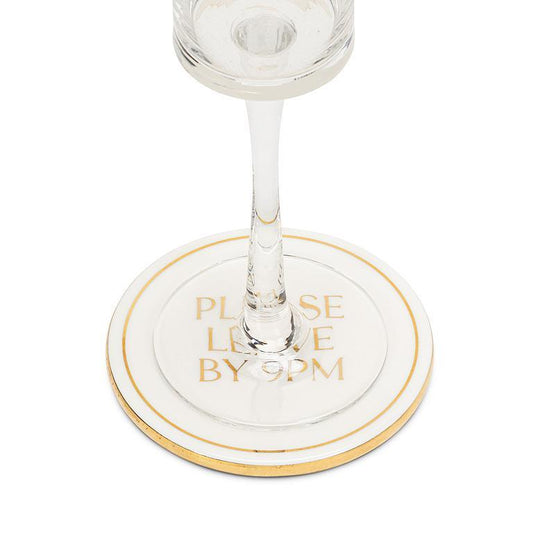 Please Leave by 9pm - Coaster