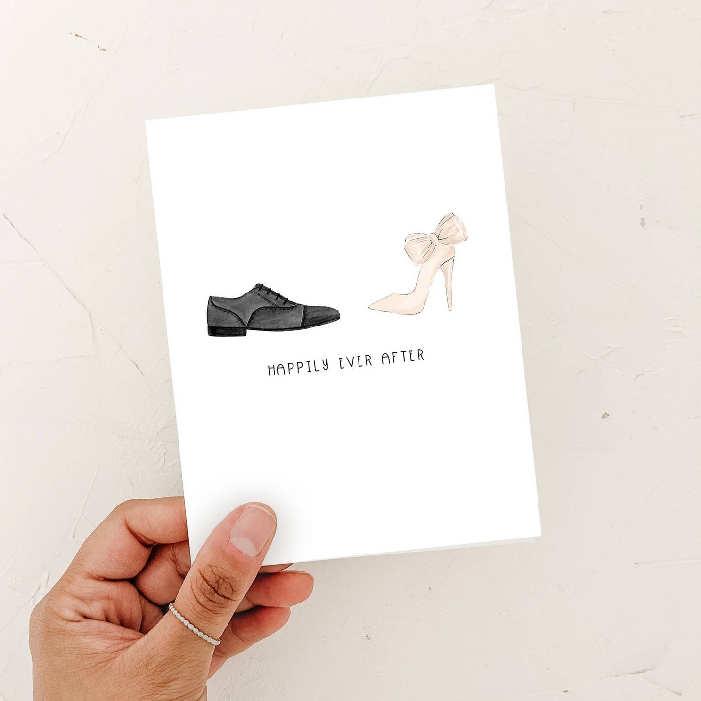 Happily Ever After | Mr + Mrs Newlywed Greeting Card