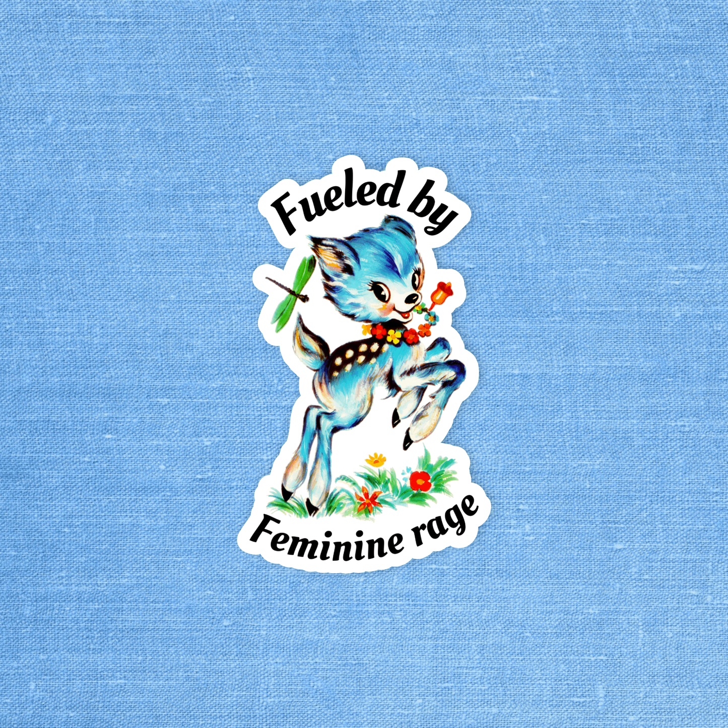 Feminine Rage Sticker