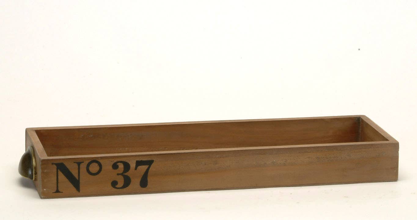 WOOD DRAWER BROWN