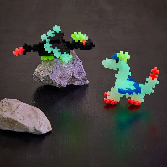 Glow Dragons Plus Plus Tube - 100 pieces
