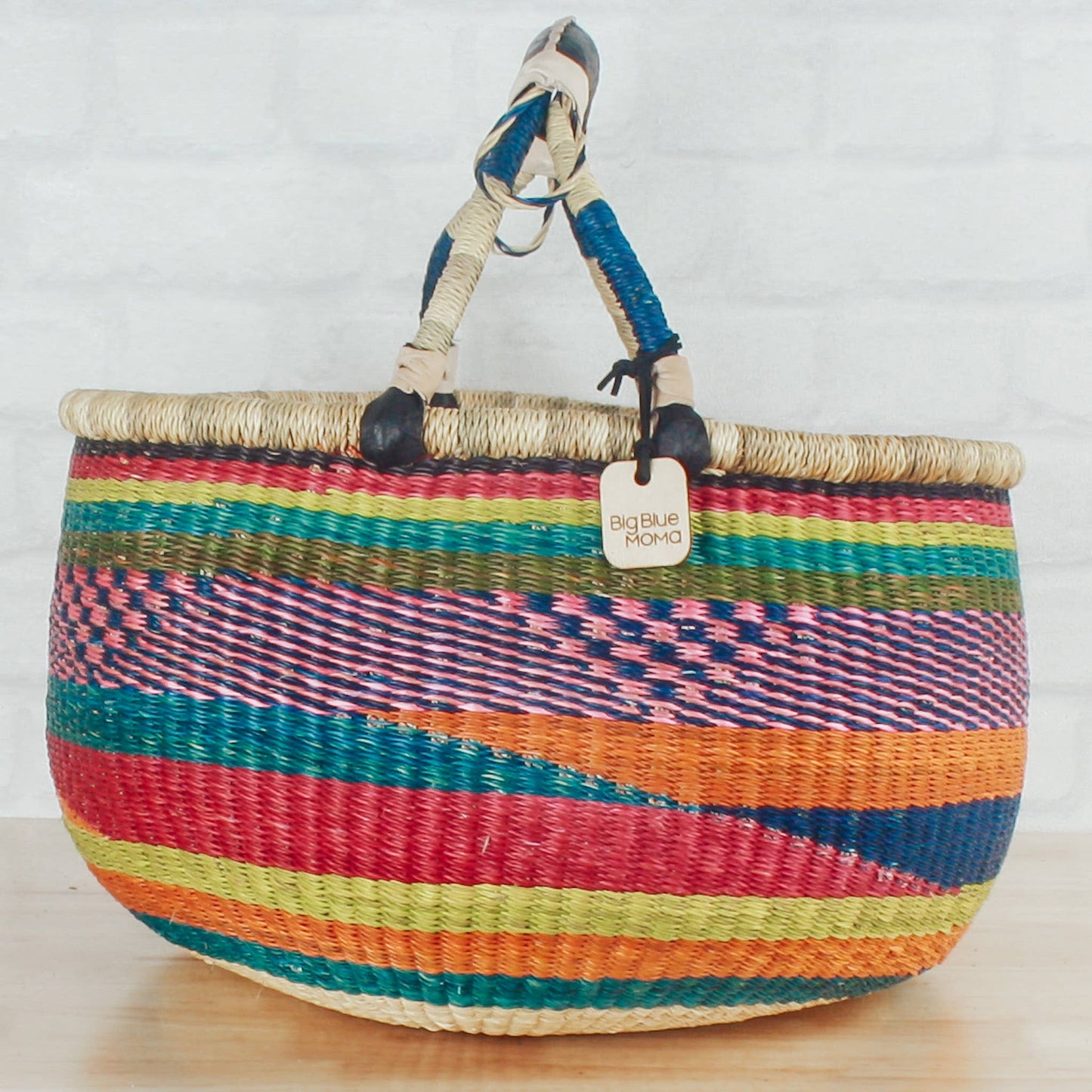 Round Basket Large - Traditional Palette