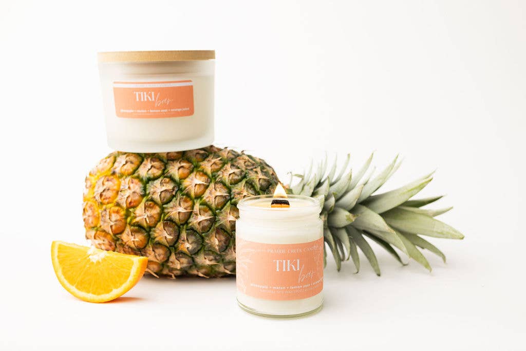 TIKI BAR SOY WAX CANDLE: 8OZ - SINGLE WICK