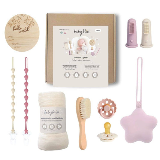 Newborn Gift Set: Sage & Dusty Teal