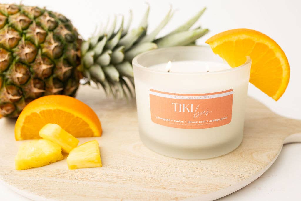 TIKI BAR SOY WAX CANDLE: 8OZ - SINGLE WICK