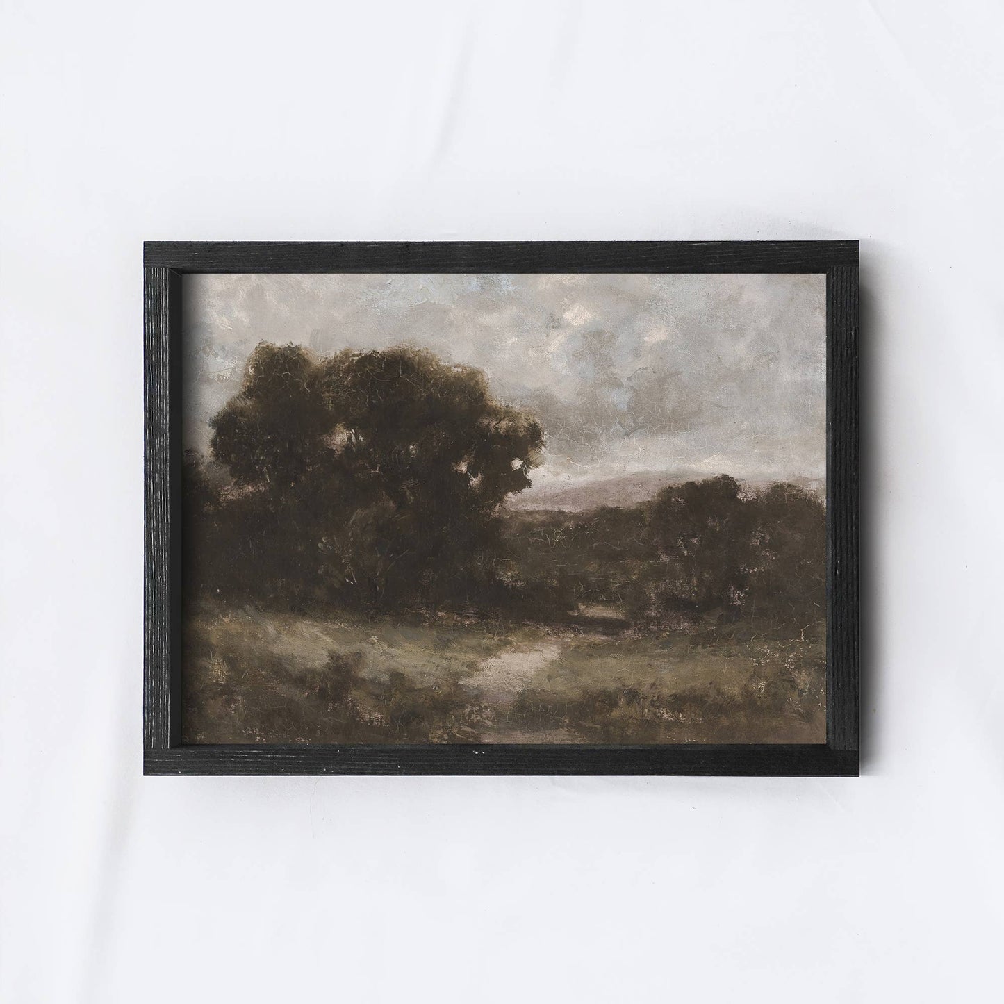 Landscape Painting Espresso / 12x9"