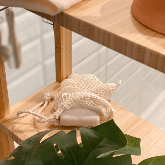 Organic Cotton Soap Bag