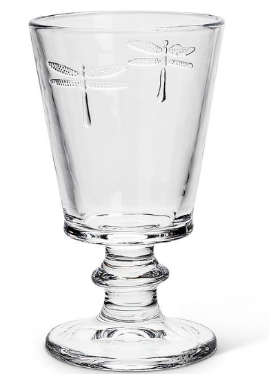 Dragonfly Wine Glass