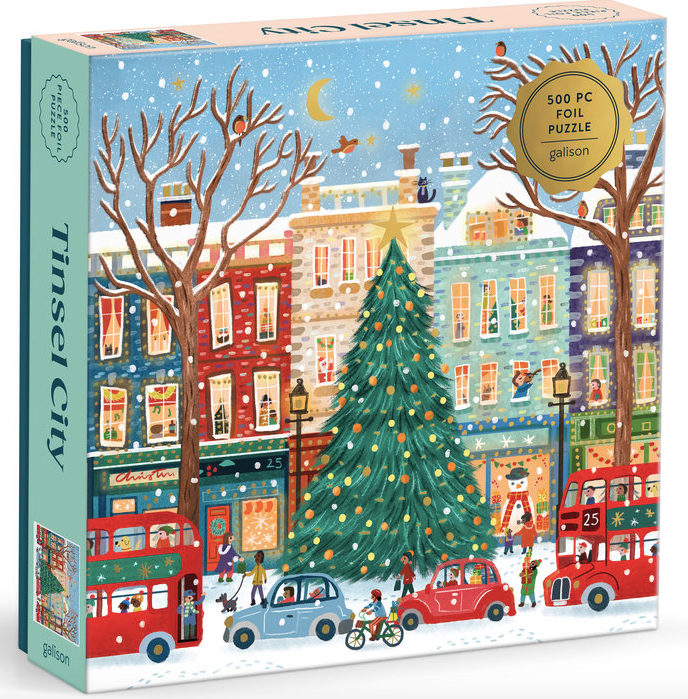 Tinsel City 500 Piece Foil Puzzle