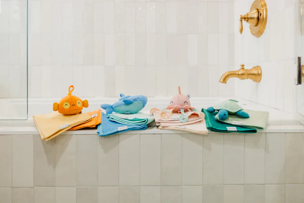 Copper Pearl -Plush Bath Toy Set - Oceana