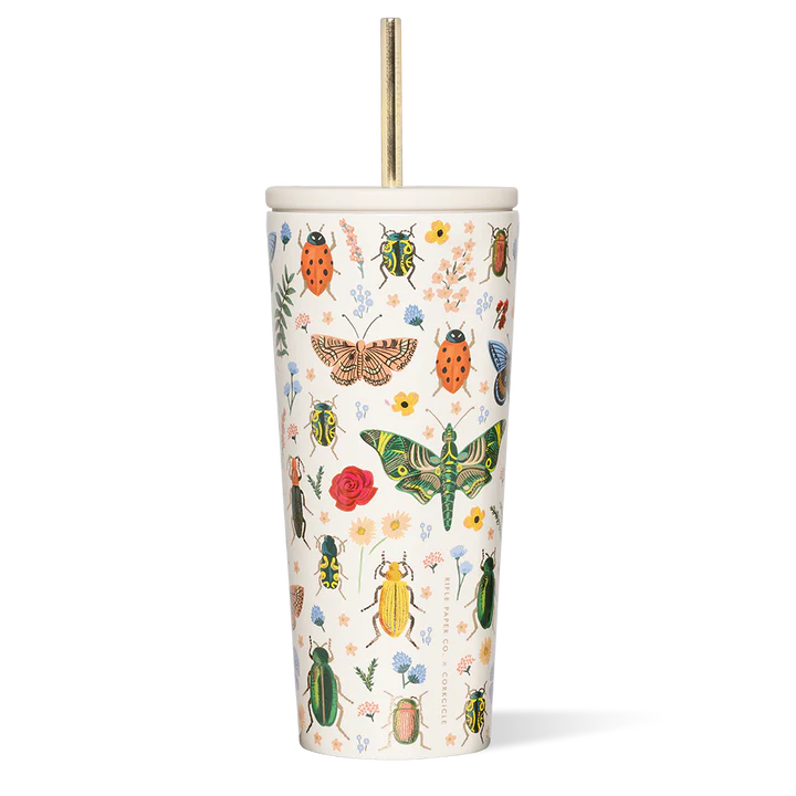 Rifle Paper Co Cold Cup 24oz - Curio Cream