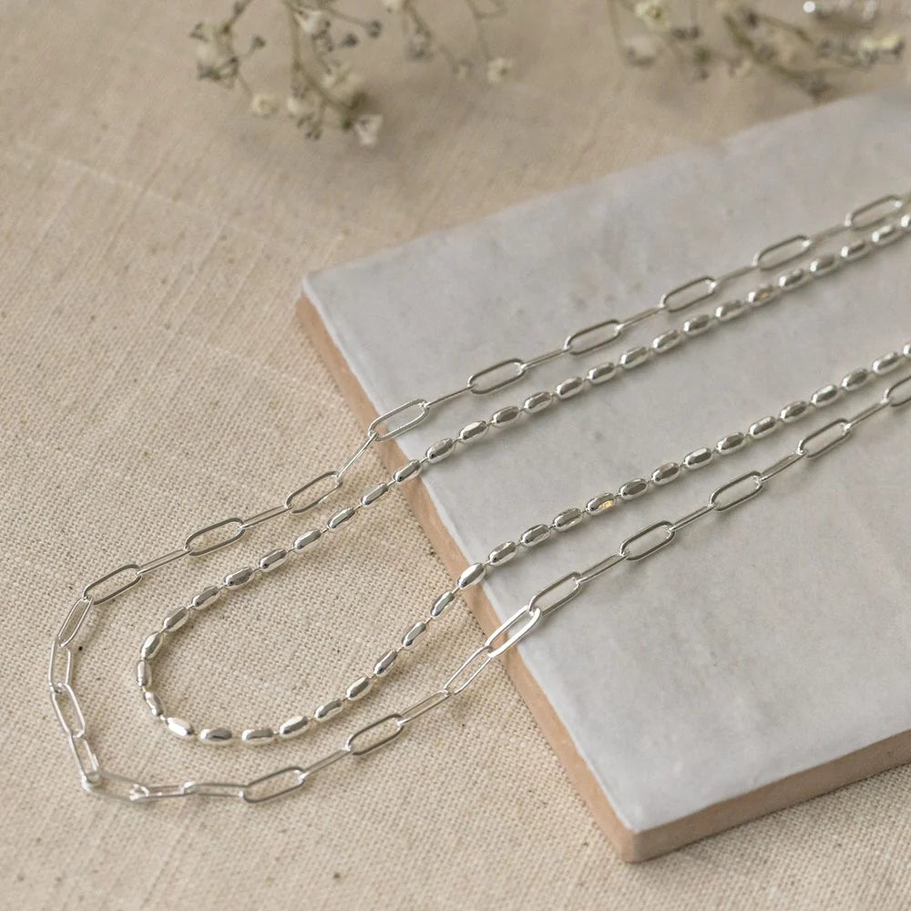 Double Take Necklace - Silver