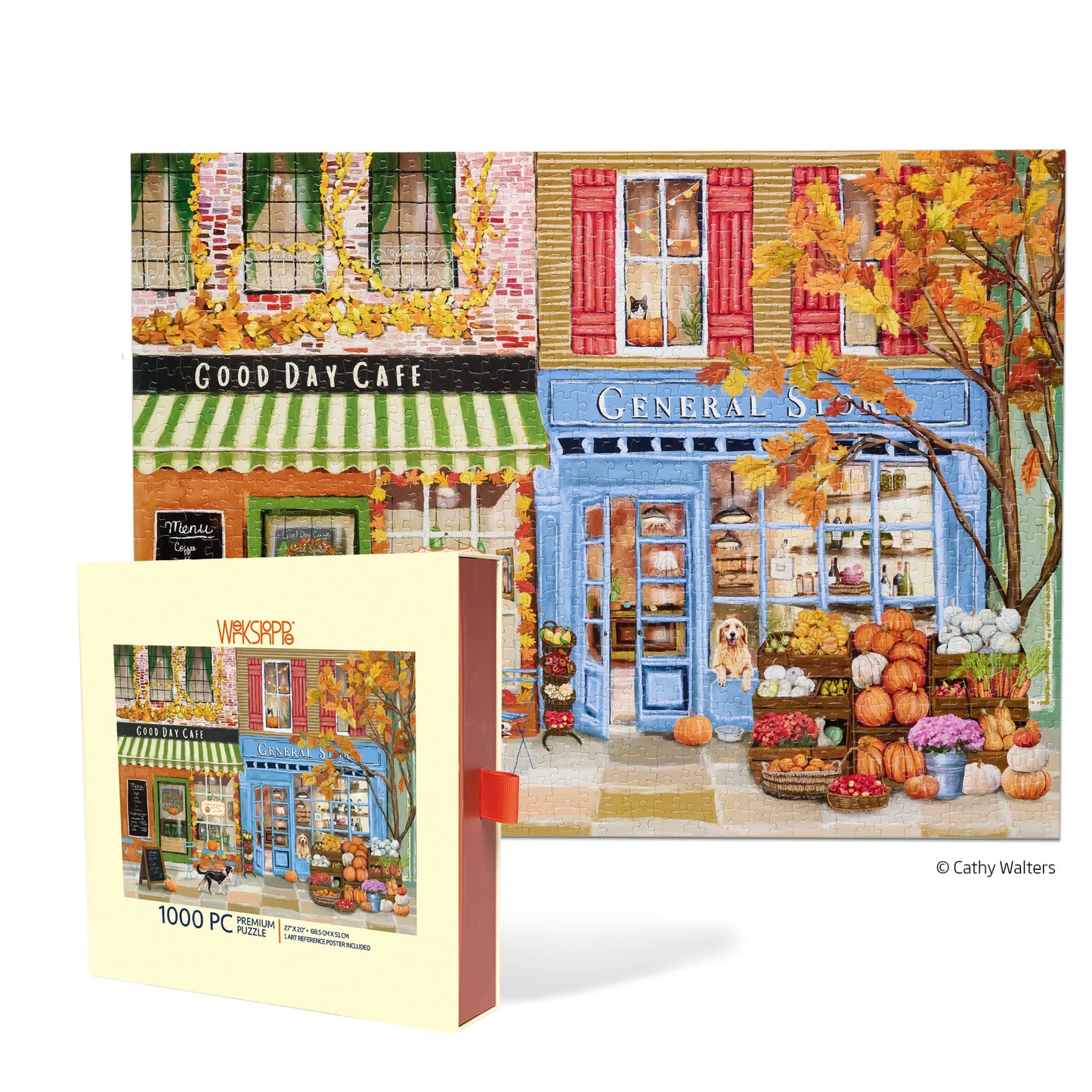 Autumn on Main - 1000 Piece Puzzle