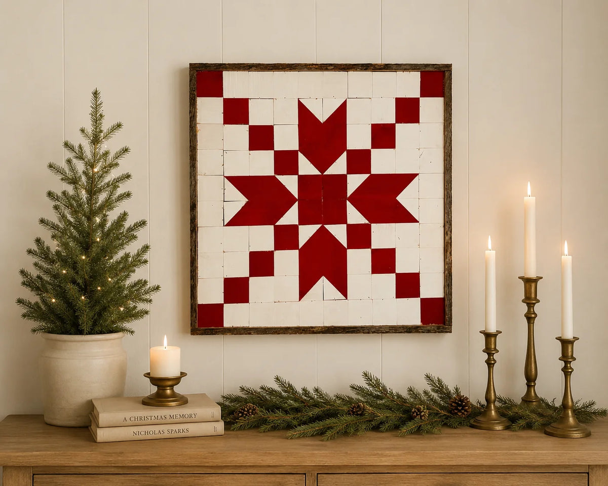 Sawtooth Star Barn Quilt