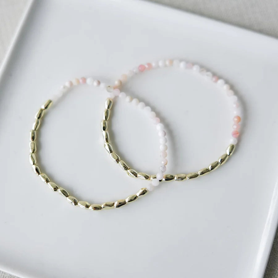 Kindred Duo Pink Opal Bracelets