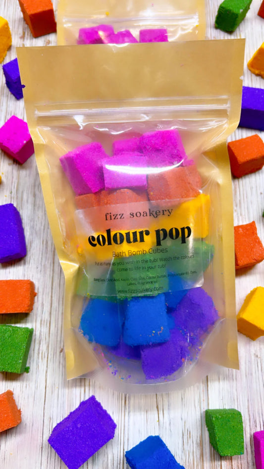Colour Pop Bath Bomb Cubes