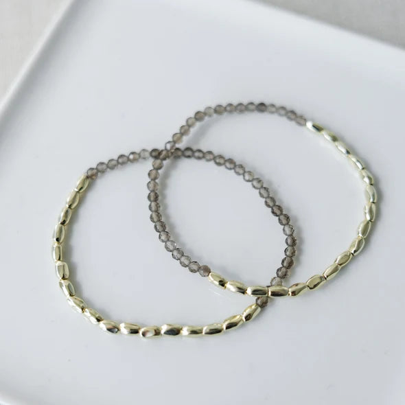 Kindred Duo Smokey Quartz Bracelets