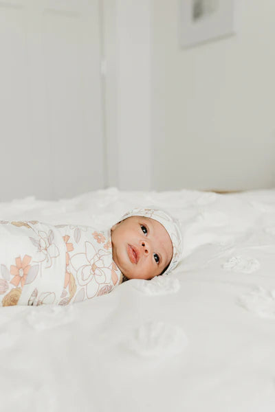 Ferra top Knot Hat - Copper Pearl