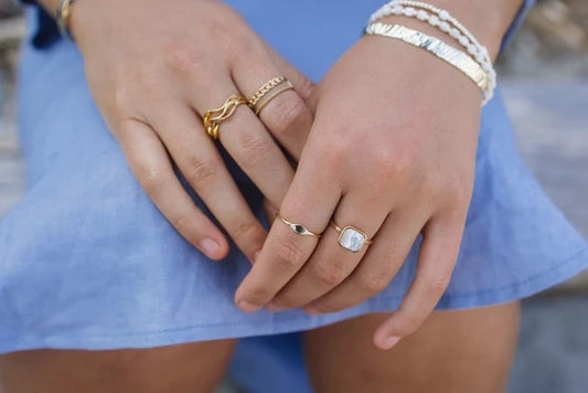 Milan Mother of Pearl Ring
