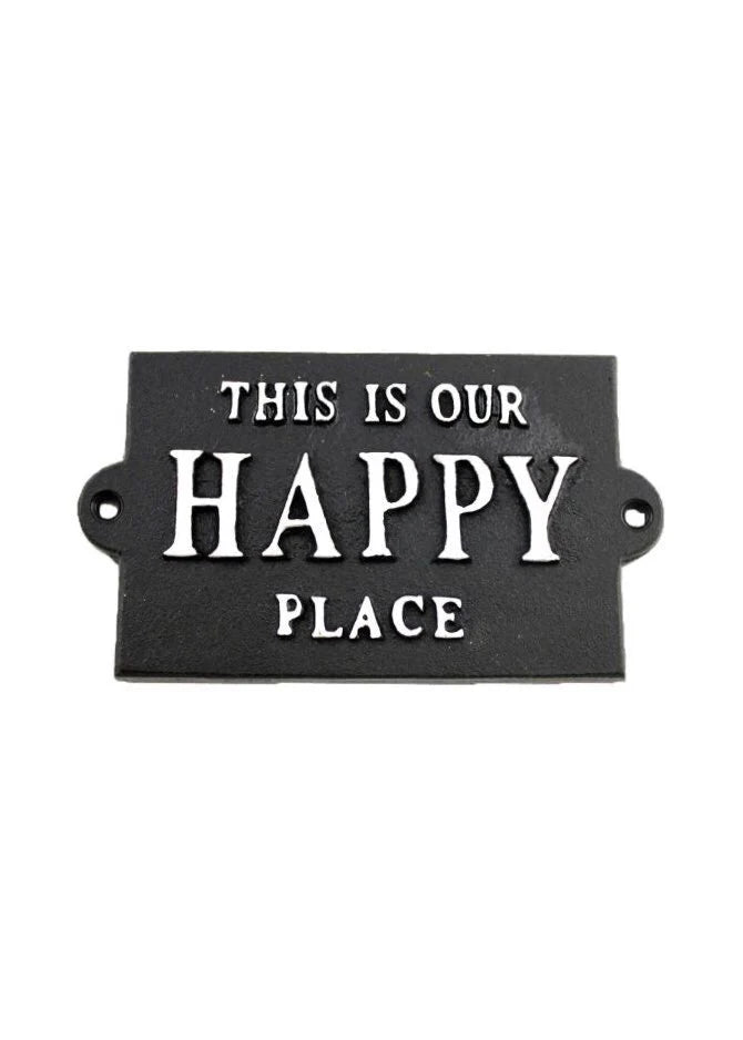 This is our Happy Place Plaque