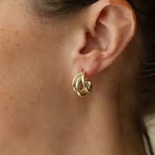 Hat Trick Hoop Earrings