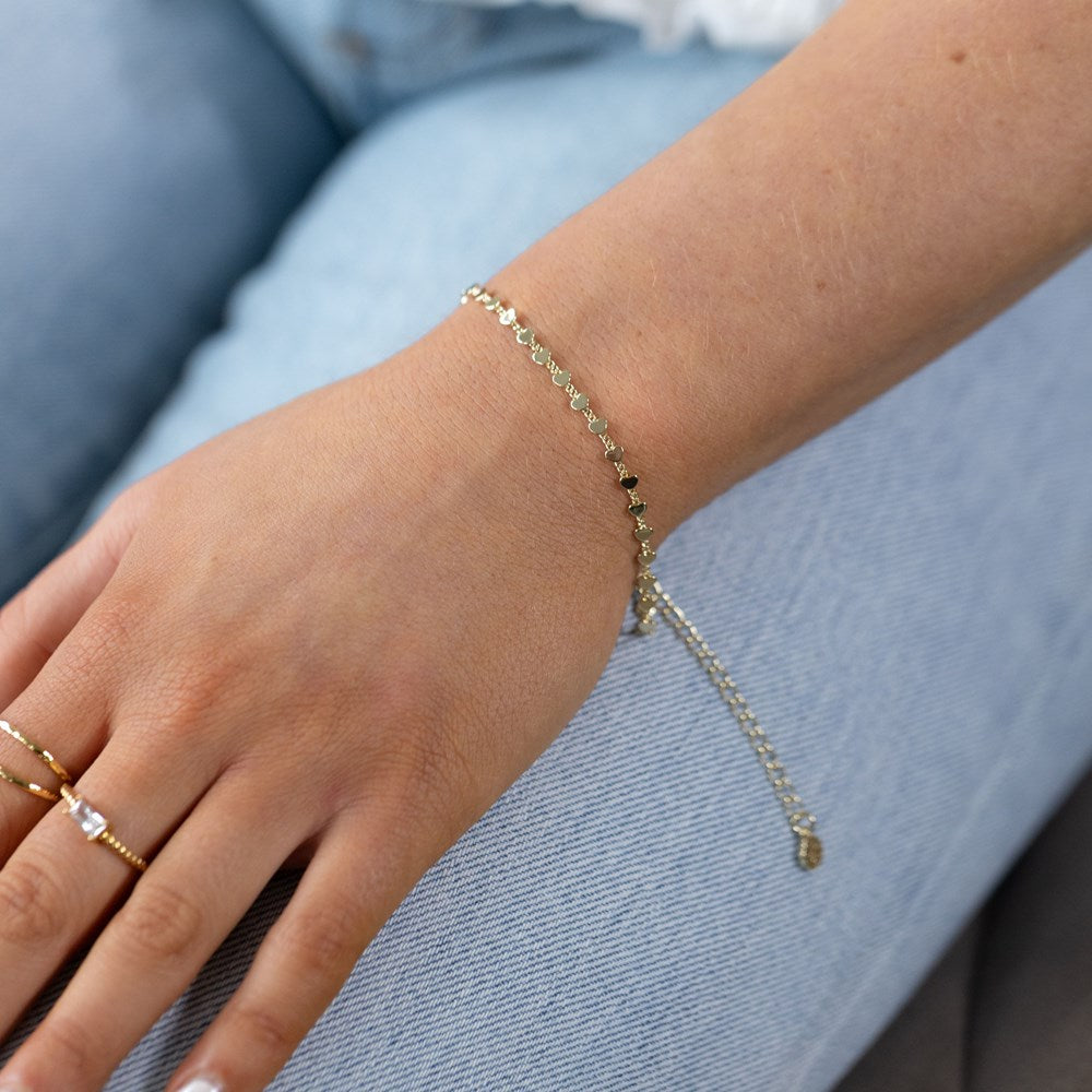 Heart Chain Bracelet