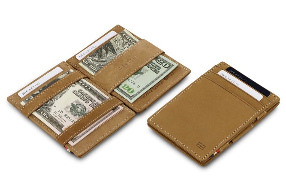 Garzini Essenziale Magic Wallet - Camel Brown