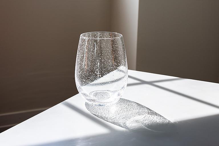 Seeded Stemless Wine Glass