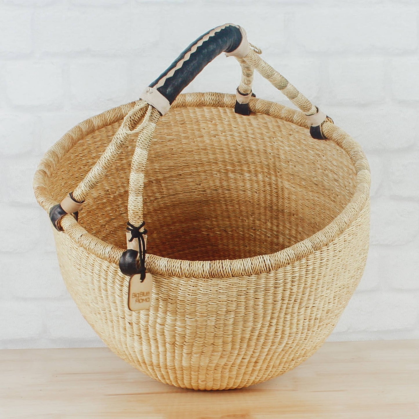 Round Basket Large - Natural Palette