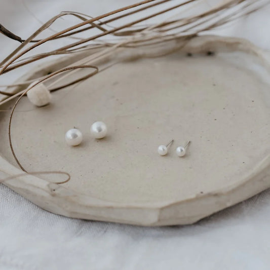 Pearl Stud Earrings