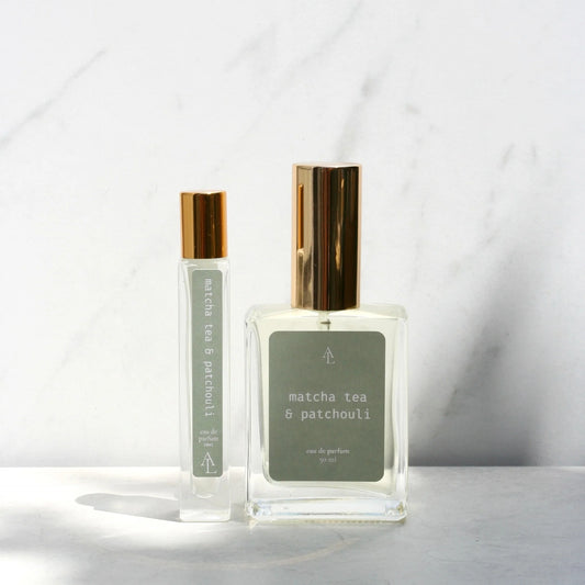 Matcha Tea and Patchouli - Alben Lane Perfume