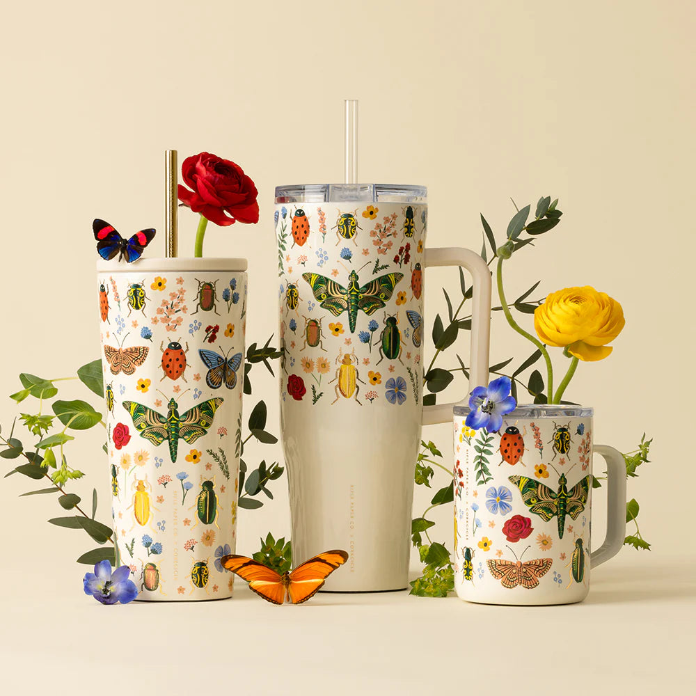 Rifle Paper Co Mug 16oz - Peacock Blue