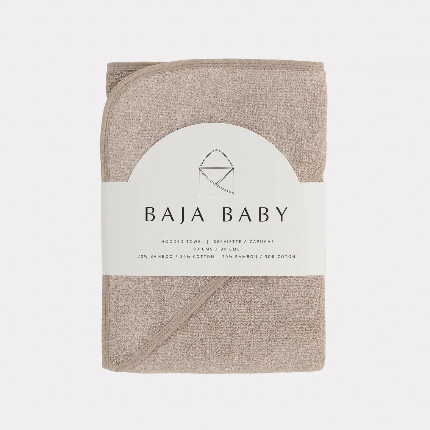 Bamboo/Cotton Hooded Towels: Sage Green