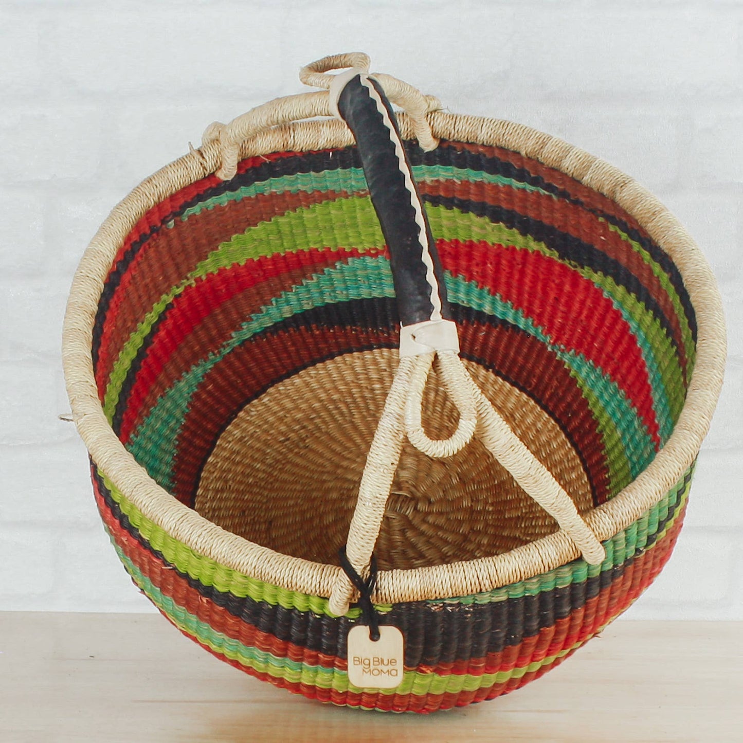 Round Basket Large - Traditional Palette