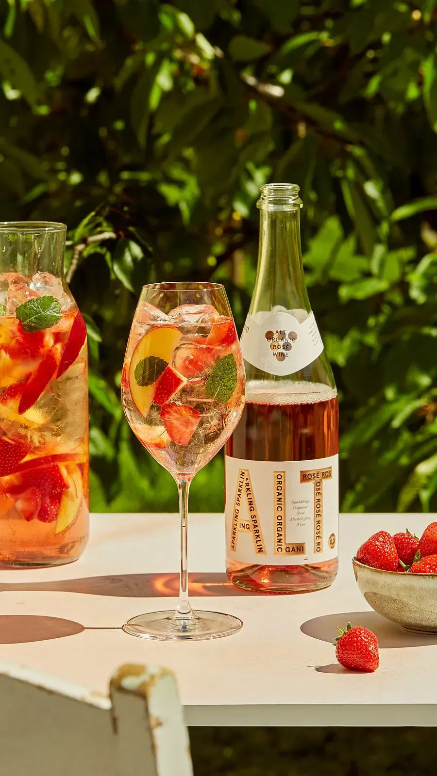 Non-Alc Rosé Sparkling Wine