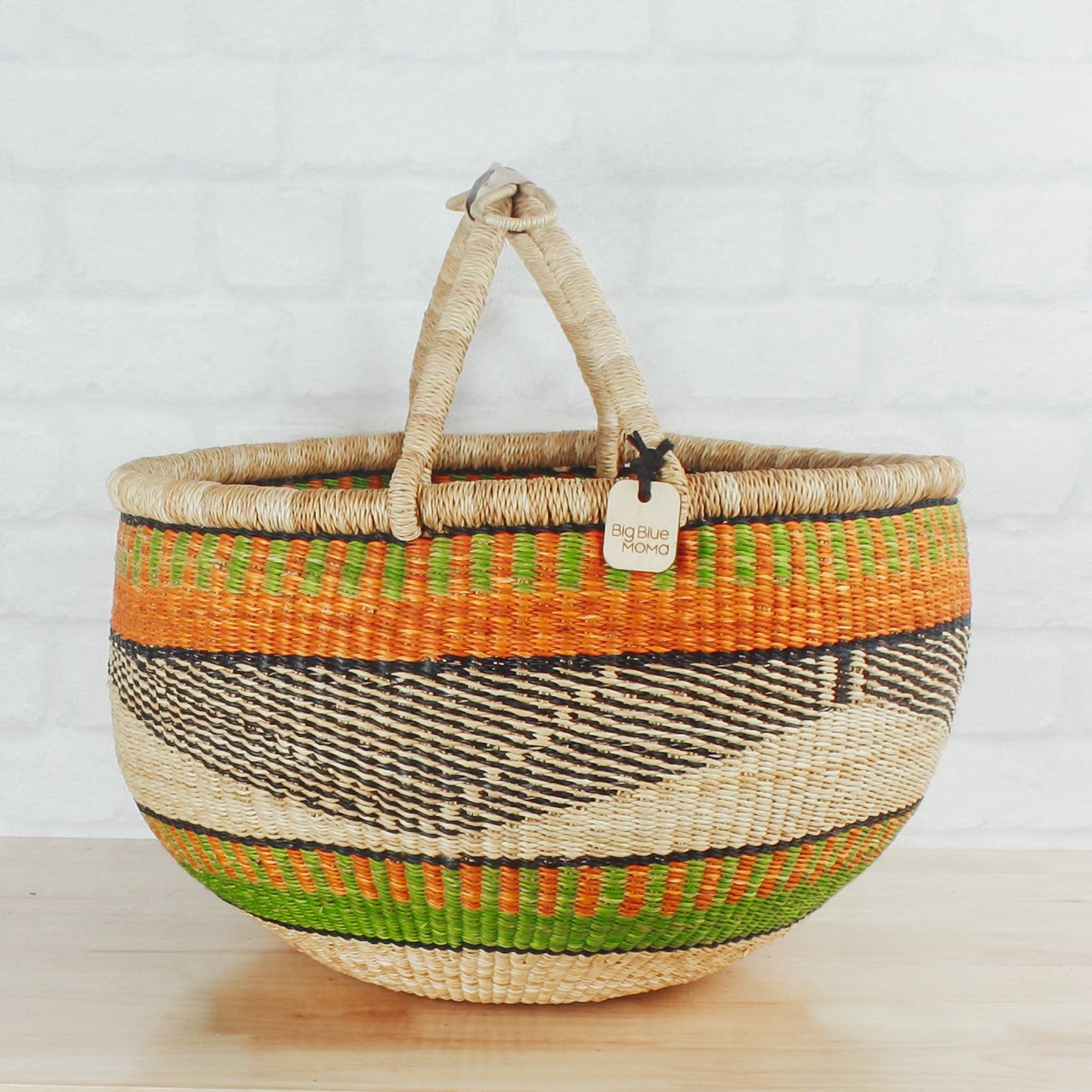 Round Basket Large - Traditional Palette