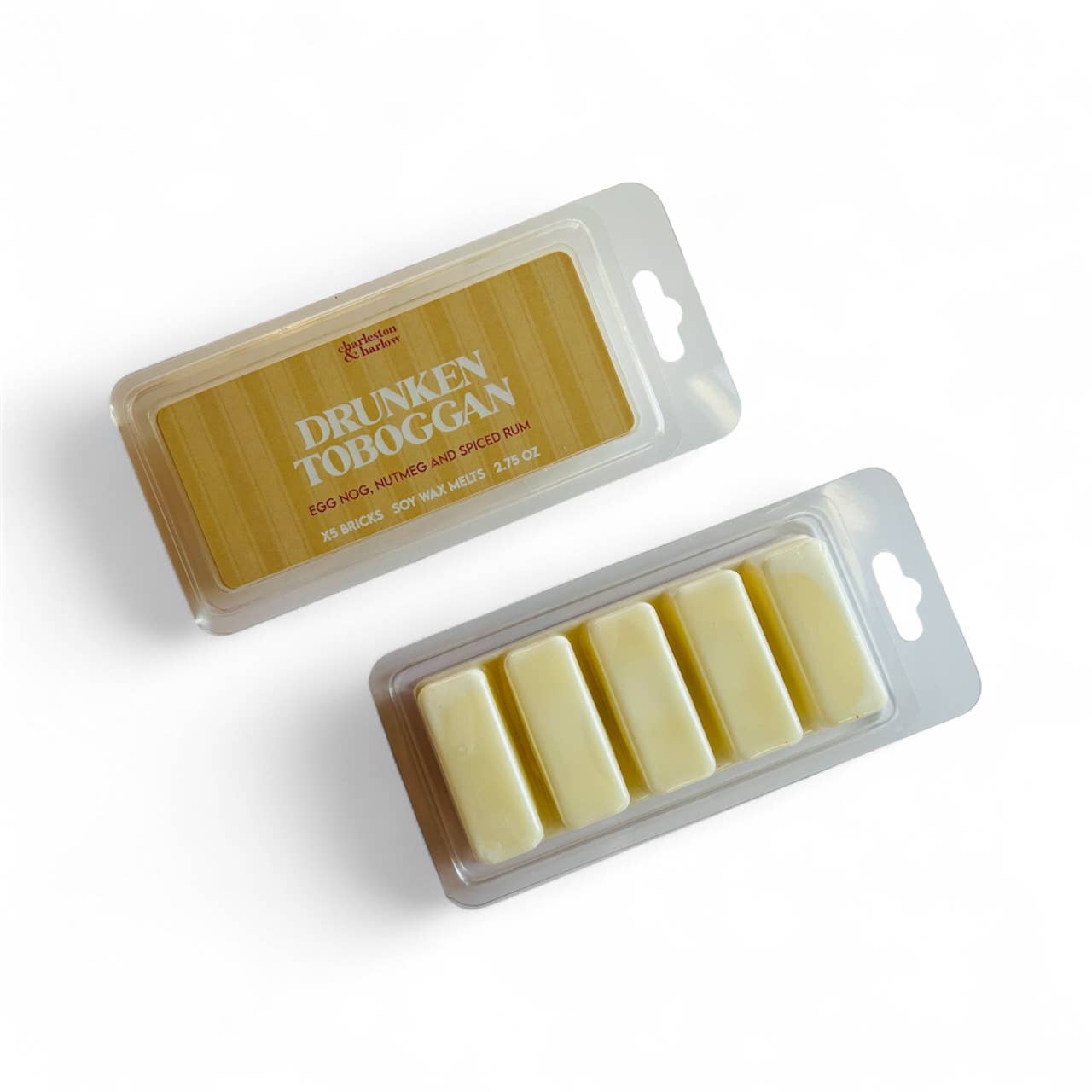 HOLIDAY Drunken Toboggan Wax Melts - Eggnog Nutmeg Rum