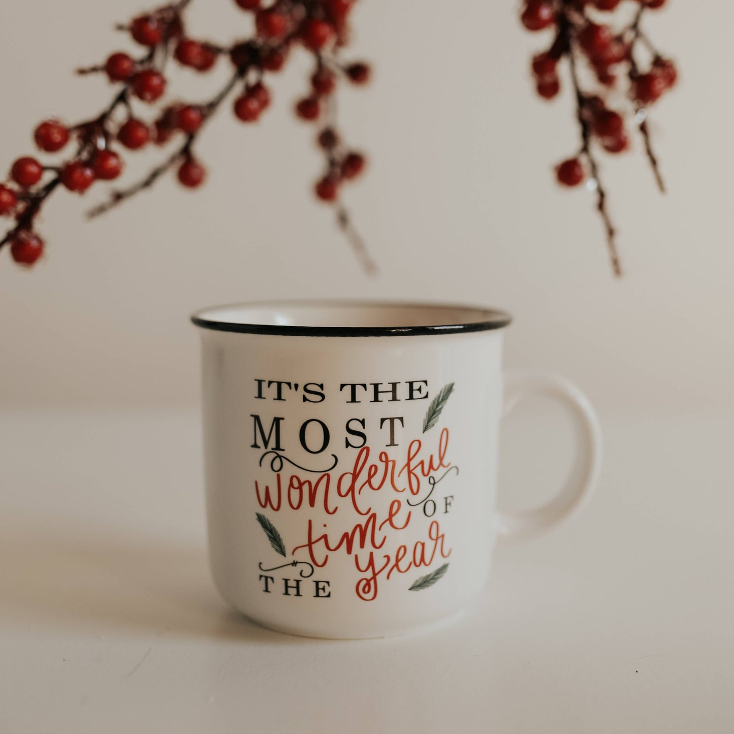 Most Wonderful Time Coffee Mug - Christmas Home Decor & Gift