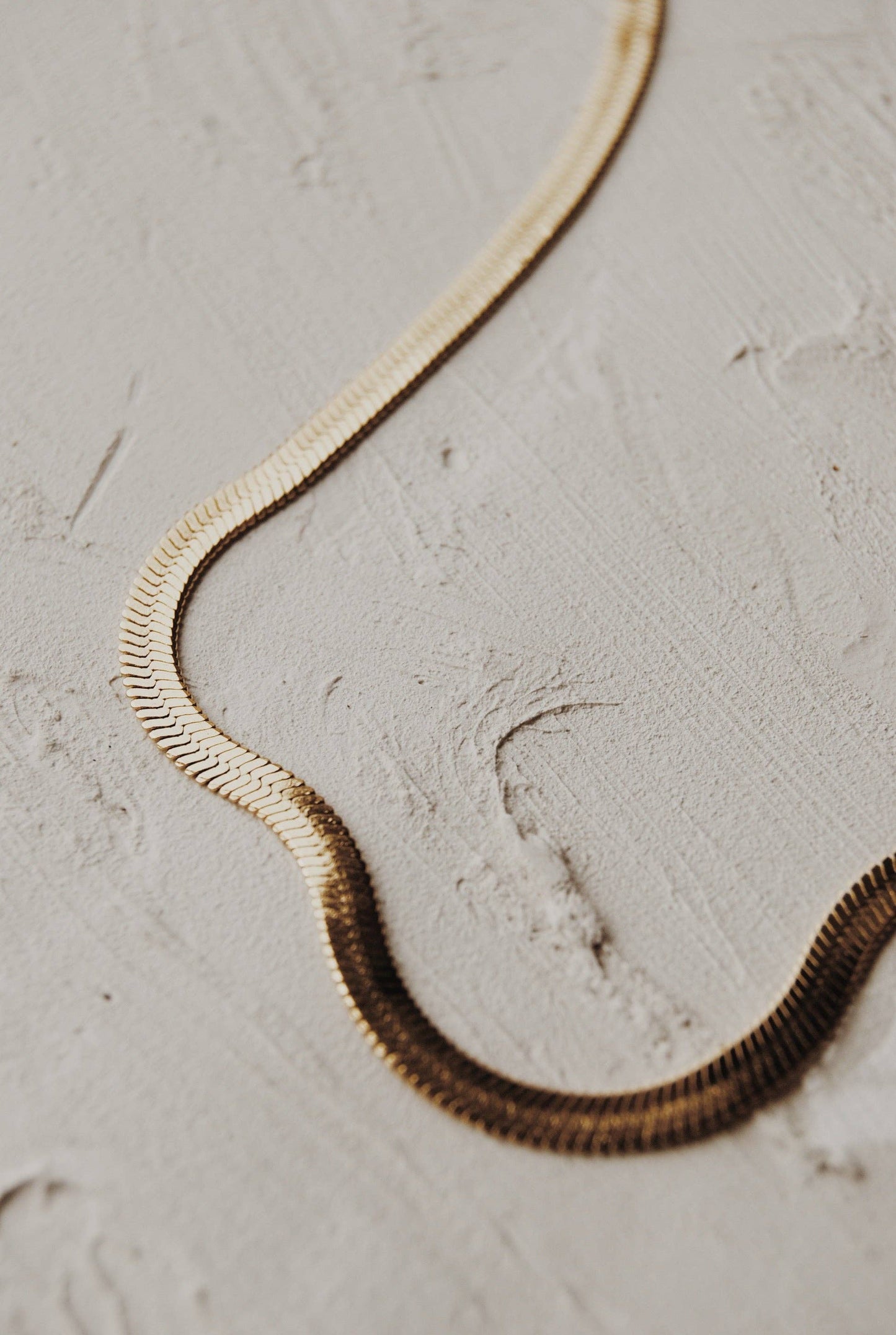 Wet and Wild Herringbone Necklace