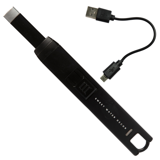 Black Large Rechargeable Electric Lighter