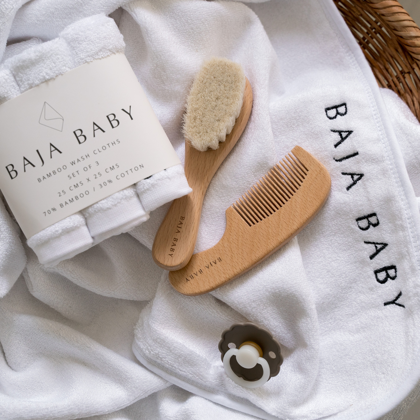 Bamboo/Cotton Hooded Towels: Sage Green