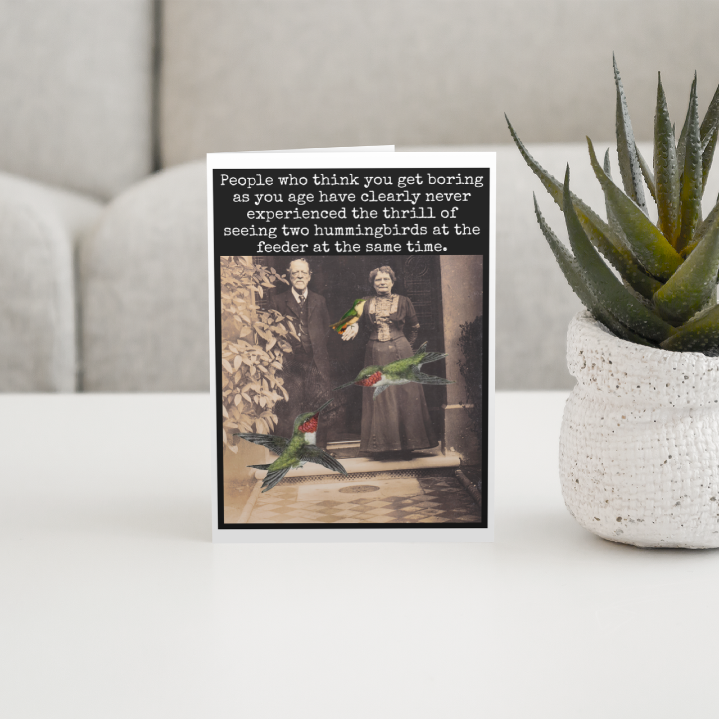 Boring As You Age | Birthday Card