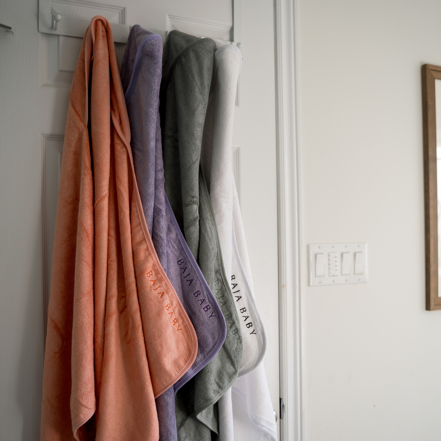 Bamboo/Cotton Hooded Towels: Sage Green