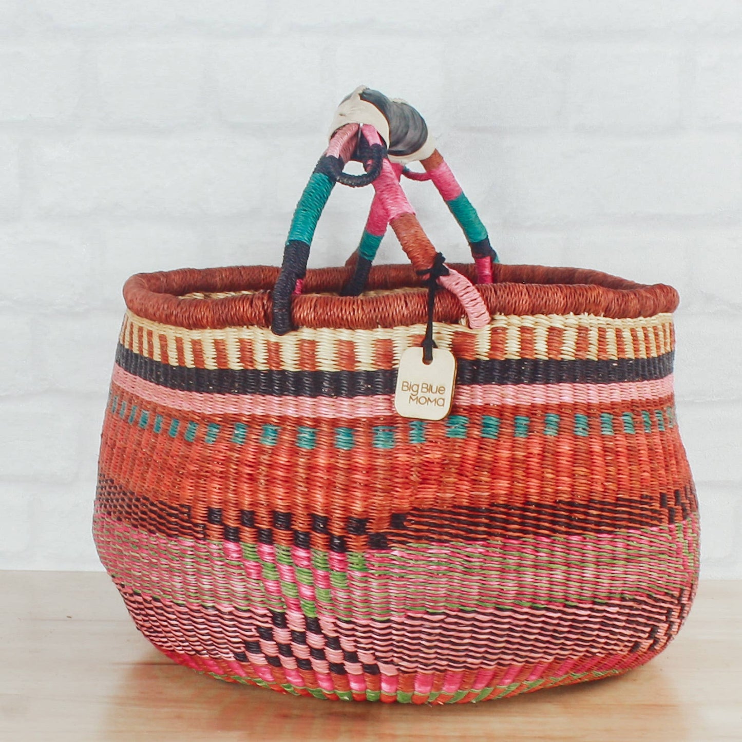 Round Basket Large - Traditional Palette