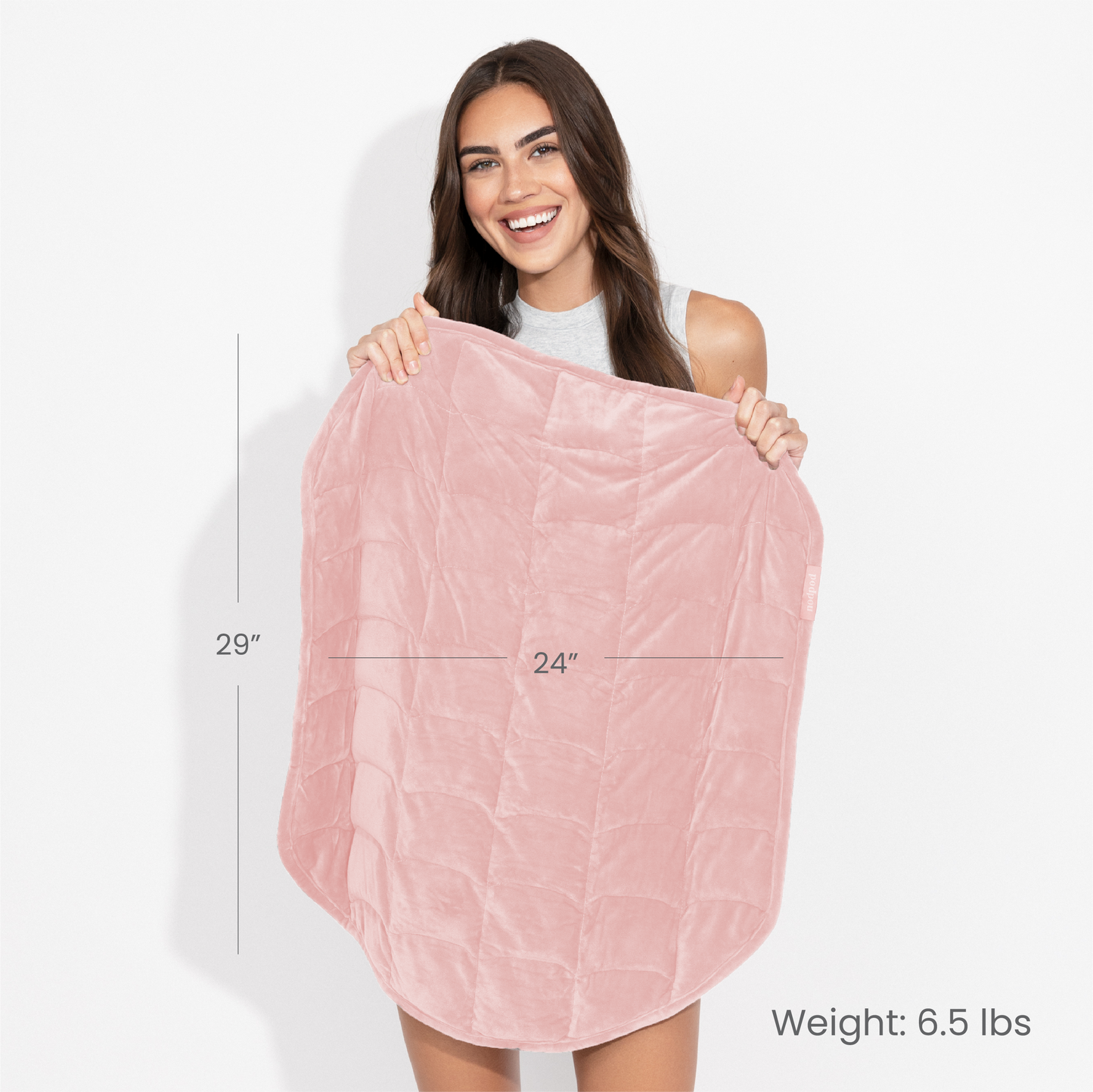Nodpod BODY - Weighted Blanket in Blush