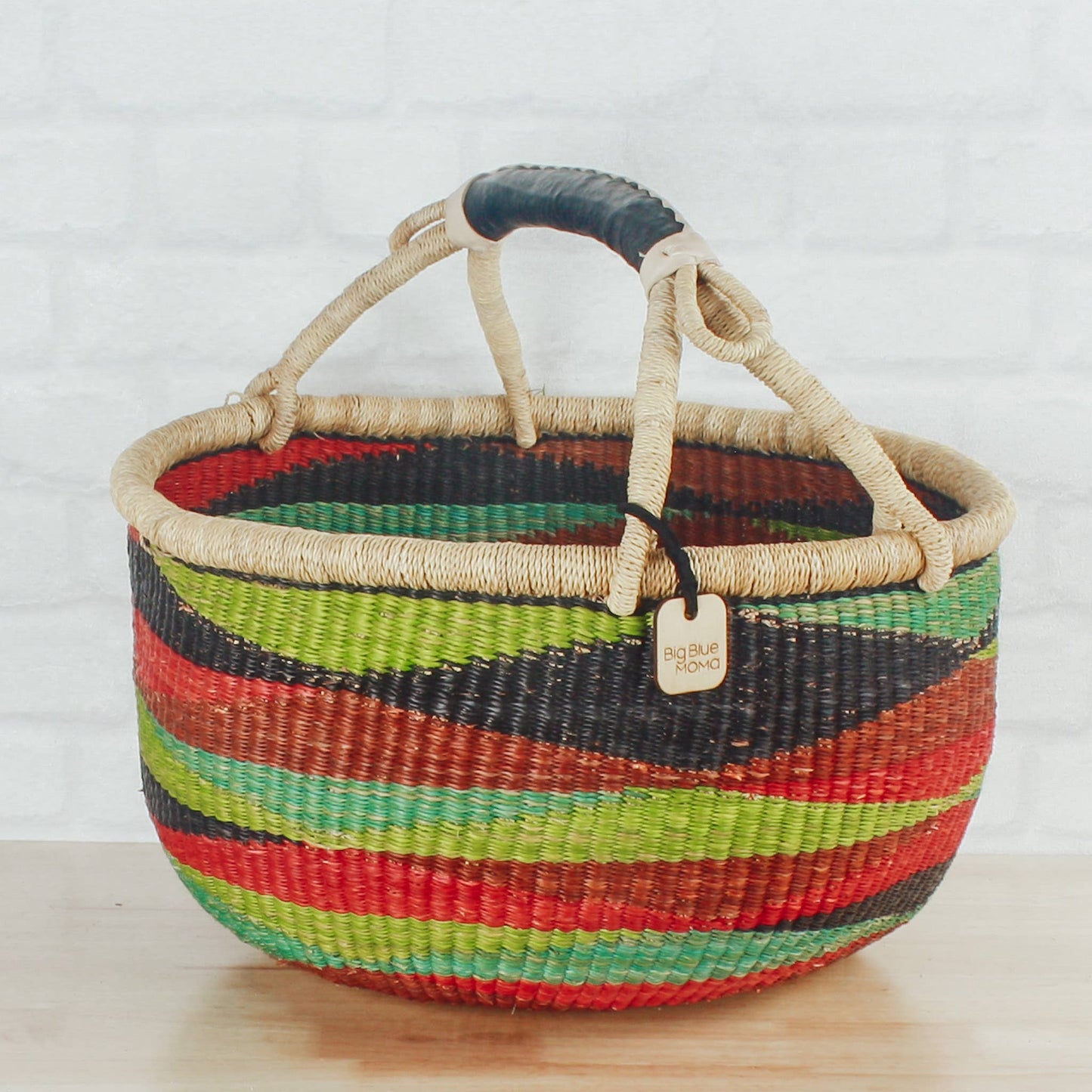 Round Basket Large - Traditional Palette