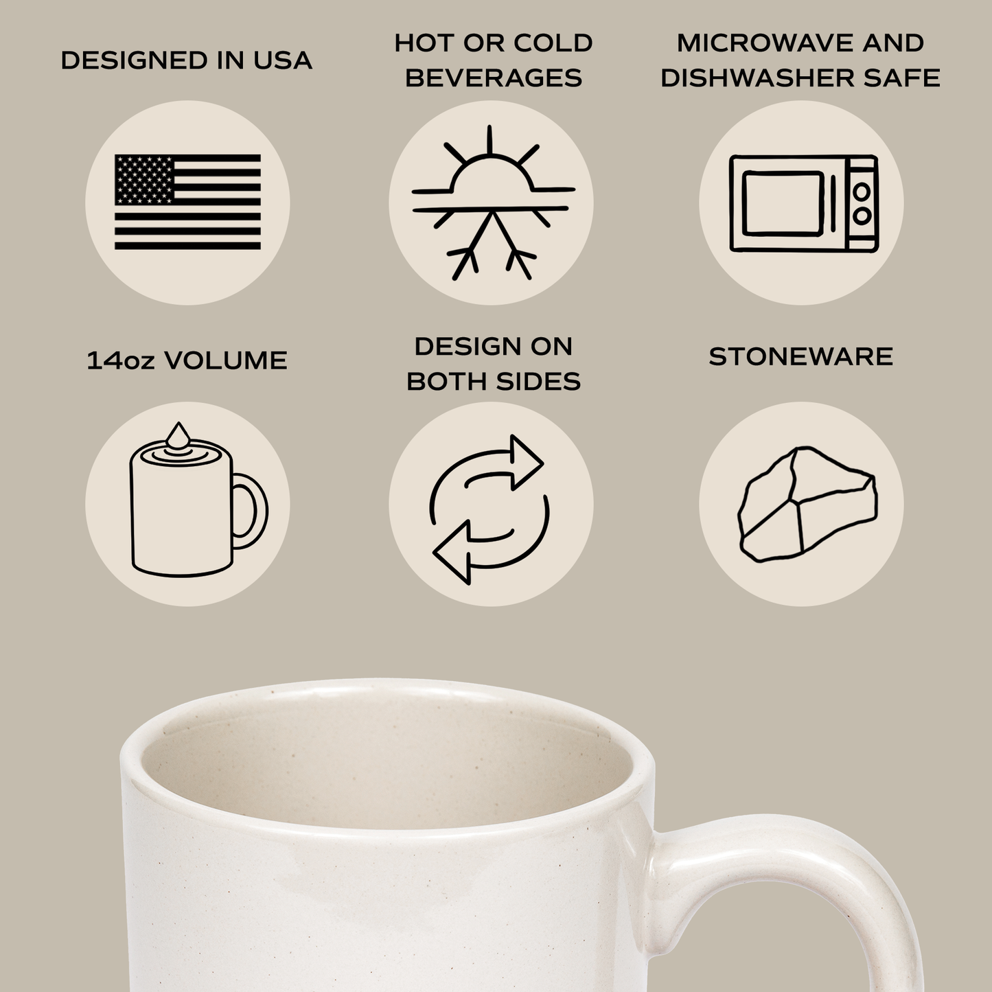 Dog Mom Stoneware Coffee Mug - Gifts & Home Decor